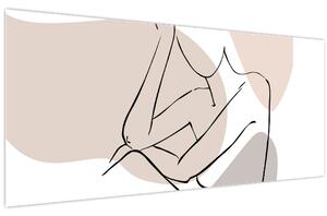 Slika - Linija ženskog tijela N⁰1 (120x50 cm)