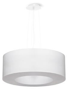 Bijela viseća svjetiljka s tekstilnim sjenilom ø 50 cm Galata – Nice Lamps
