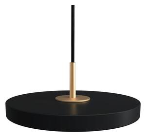 Crna LED viseća svjetiljka s metalnim sjenilom ø 15 cm Asteria Micro – UMAGE
