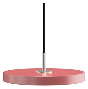 Ružičasta LED viseća svjetiljka s metalnim sjenilom ø 31 cm Asteria Mini – UMAGE