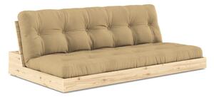 Senf žuta sklopiva sofa 196 cm Base – Karup Design