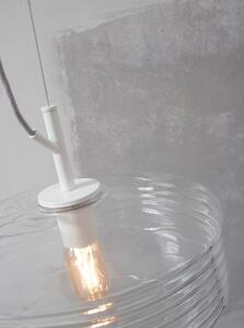 Siva viseća svjetiljka sa staklenim sjenilom ø 35 cm Verona – it's about RoMi
