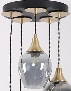 Viseća svjetiljka sa staklenim sjenilom ø 15 cm Marlo – Squid Lighting