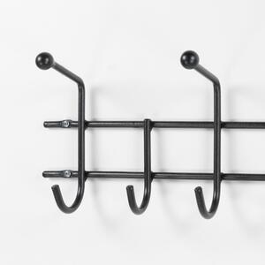 Crna metalna zidna vješalica Barato – Spinder Design