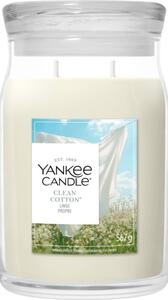 Yankee Candle Clean Cotton mirisna svijeća Signature 567 g