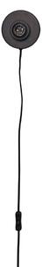Crna zidna lampa ø 40 cm Iguazu – Good&Mojo