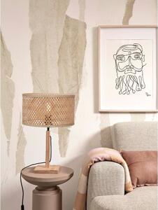 Stolna lampa u prirodnoj boji s bambusovim sjenilom (visina 38 cm) Java – Good&Mojo