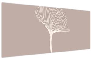 Slika - Bež lišće N⁰5 (120x50 cm)