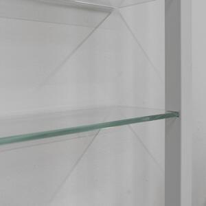 Bijela metalna polica 46 cm Cubic – Spinder Design