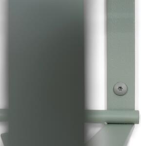 Zelena/siva metalna zidna vješalica s policom Rex – Spinder Design