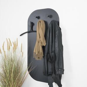 Crna metalna zidna vješalica Espen – Spinder Design