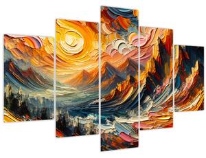 Slika - Planine okupane suncem (150x105 cm)