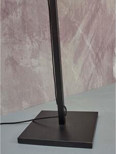 Crna stojeća svjetiljka sa sjenilom od jute (visina 126 cm) Iguazu – Good&Mojo