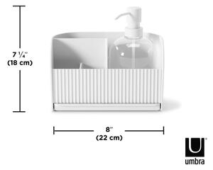 Bijeli držač za deterdžente od reciklirane plastike Sling – Umbra