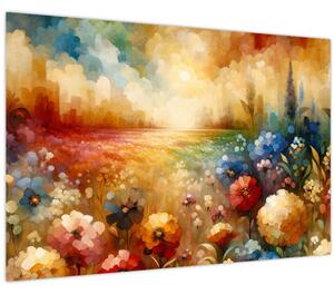 Slika - Šareno polje (90x60 cm)