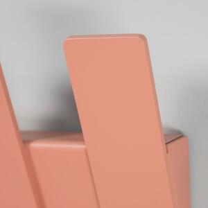 Metalna zidna vješalica u boji lososa Angle – Spinder Design