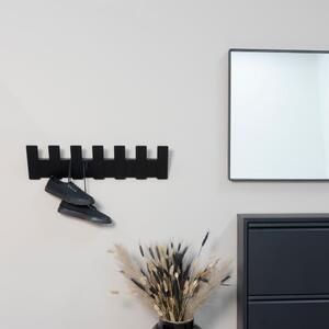 Crna metalna zidna vješalica Angle – Spinder Design