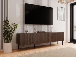 TV stol Dortivu 104Orah, Crna, 201x58x40cm