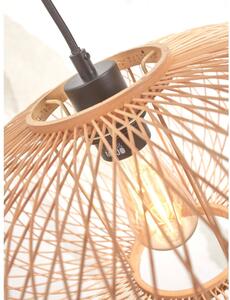 Viseća svjetiljka u brončanoj boji s bambusovim sjenilom ø 40 cm Cango – Good&Mojo