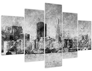 Slika - Grad umjetnosti kave (150x105 cm)