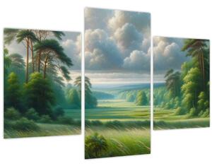 Slika - Zeleni krajolik (90x60 cm)