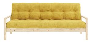 Žuta sklopiva sofa 205 cm Knob – Karup Design