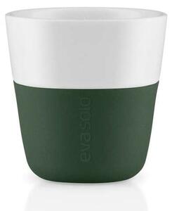 Zelene i bijele porculanske šalice za espresso u setu od 2 80 ml - Eva Solo