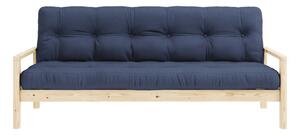 Tamno plava sklopiva sofa 205 cm Knob – Karup Design