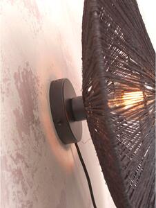 Crna zidna lampa ø 40 cm Iguazu – Good&Mojo