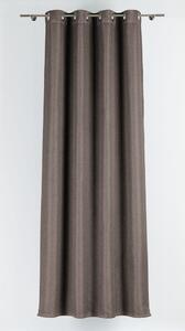 Siva/smeđa zavjesa 140x260 cm Avalon – Mendola Fabrics