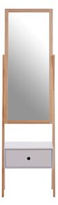 Stojeće ogledalo s okvirom od masivnog drveta 45x160 cm Rostok – Premier Housewares