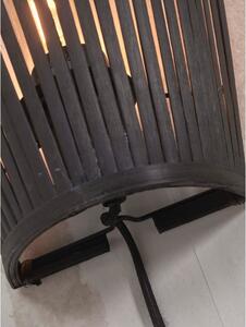 Crna zidna lampa Merapi – Good&Mojo