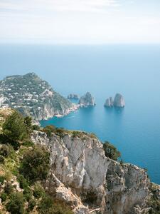 Ilustracija Coast of Capri Italy, Raissa Zwart