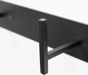 Crna metalna zidna vješalica Chapman – Spinder Design