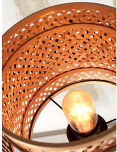 Crna/u prirodnoj boji stolna lampa s bambusovim sjenilom (visina 40 cm) Bhutan – Good&Mojo