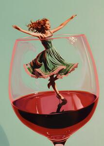 Ilustracija Wine Dance, Andreas Magnusson