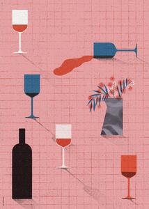 Ilustracija Wine, Ada Jarzebowska