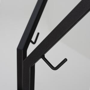 Crna metalna vješalica Jaimy – Spinder Design