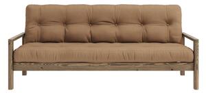 Smeđa sklopiva sofa 205 cm Knob – Karup Design