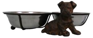 Zdjela za hranu za ljubimce od nehrđajućeg čelika za pse – Antic Line