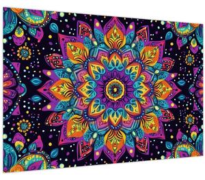 Slika - Kaleidoskopska mandala (90x60 cm)