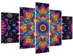 Slika - Kaleidoskopska mandala (150x105 cm)