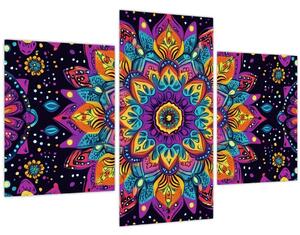 Slika - Kaleidoskopska mandala (90x60 cm)