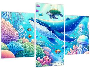 Slika – Podvodni svijet (90x60 cm)