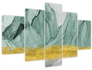 Slika - Smaragdne planine N⁰1 (150x105 cm)