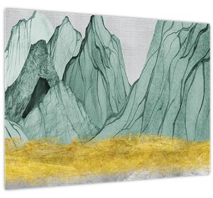 Slika - Smaragdne planine N⁰1 (70x50 cm)