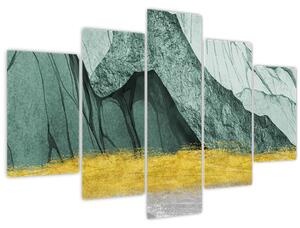 Slika - Smaragdne planine N⁰2 (150x105 cm)