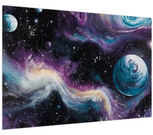Slika - Oslikani svemir (90x60 cm)