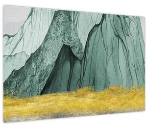 Slika - Smaragdne planine N⁰3 (90x60 cm)