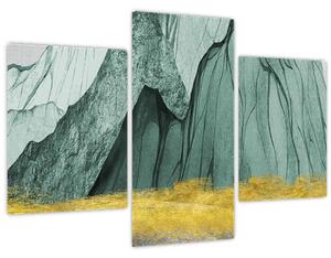 Slika - Smaragdne planine N⁰3 (90x60 cm)